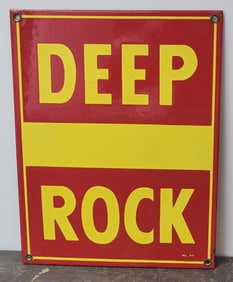 Deep Rock (regular) Porcelain Pump Sign (TAC)