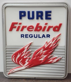 Pure Firebird Regular Plastic & Metal Pump Sign (TAC)