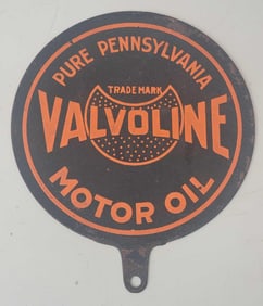 Valvoline Pure Pennsylvania Motor Oil w/Logo Metal Lubster Sign (TAC)