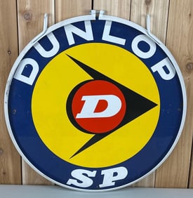 Dunlop SP w/Logo Porcelain Sign (TAC)