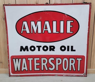 Amalie Motor Oil Metal Sign (TAC)