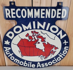 Recommended Dominion Automobile Association Metal Sign (TAC)