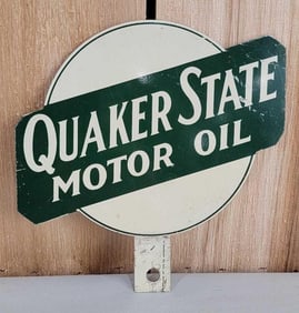 Quaker State Motor Oil Metal Lubster Sign (TAC)