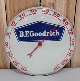 B.F. Goodrich Round Thermometer