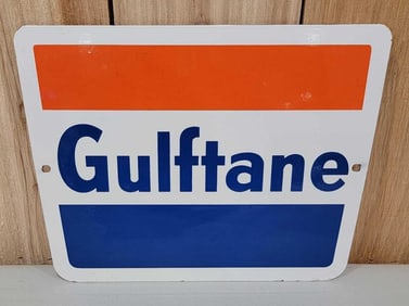 Gulftane Porcelain Pump Sign (TAC)
