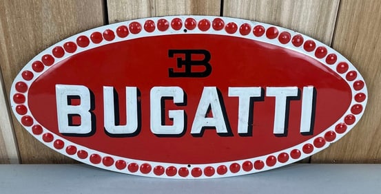 Bugatti Metal Sign