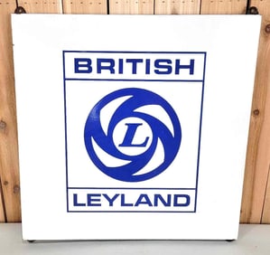 British Leyland w/Logo Porcelain Sign (TAC)