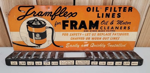 Fram Oil Filter Metal Display Rack (TAC)