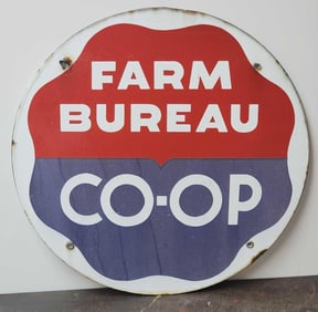 Farm Bureau Co-op Porcelain Sign (TAC)