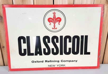 Classicoil Oxford Refining Co. Metal Sign (TAC)