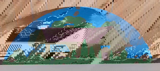 Porcelain Neon Sign Skin w/House Graphics (TAC)