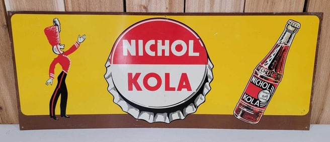 Nichol Kola w/Logos Metal Sign (TAC)