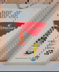 Bud Jr. "Seven Ounce Bottle" Metal Sign (TAC)