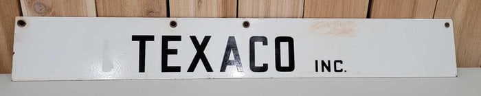 Texaco Inc. Porcelain Sign (TAC)
