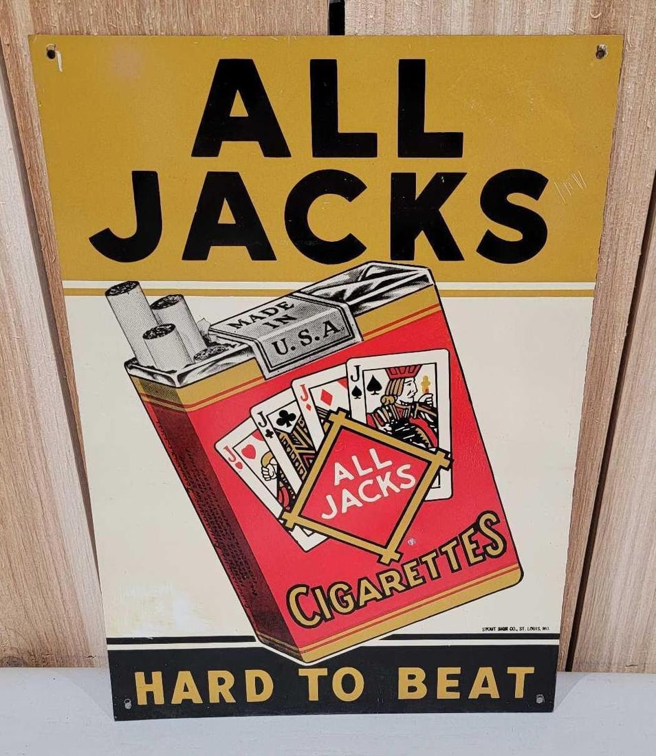 All Jacks Cigarettes Metal Sign (TAC) (1 of 4)
