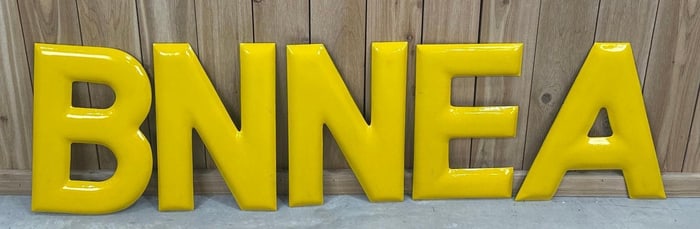 Porcelain Letters BEANN