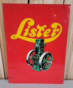 Lister (engine) Metal Sign