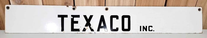 Texaco Inc. Porcelain Sign (TAC)