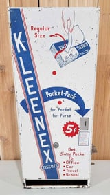 Coin-Operated Kleenex Dispensing Machine