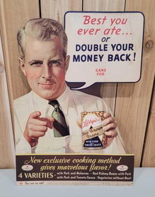 Libby's Deep Brown Beans Cardboard Counter-Top Display Sign