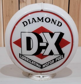 D-X Diamond Lubrication Motor Fuel 13.5" Globe Lenses