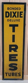 Bonded Dixie Deluxe Tires Tubes Metal Sign (TAC)