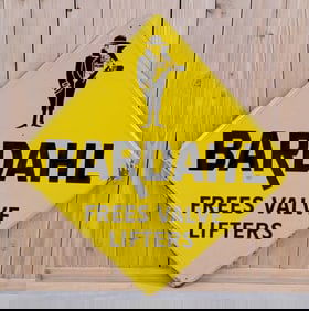 Bardahl "Frees Valve Lifters" w/Logo Metal Sign (TAC)