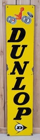 Dunlop w/Image & Logo Porcelain Sign (TAC)