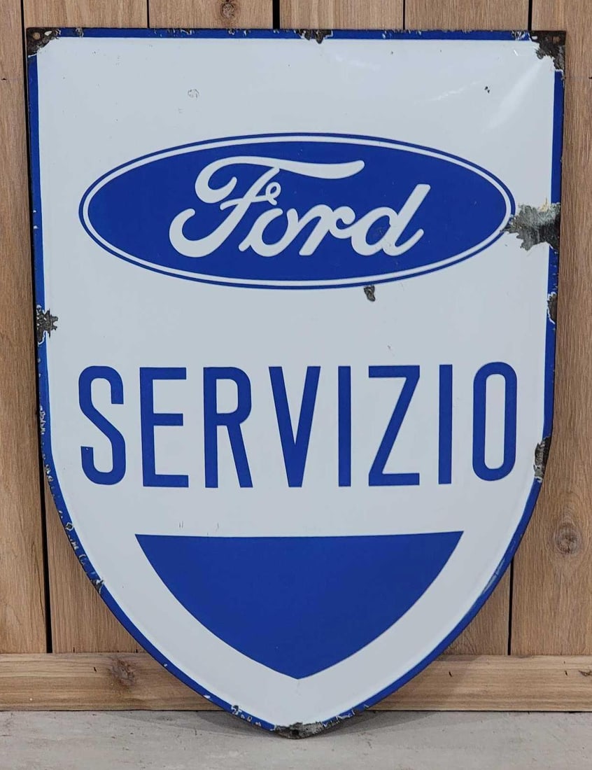 Ford Servizio Porcelain Sign (TAC) (1 of 5)