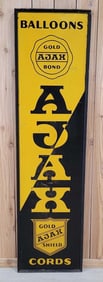 Ajax Balloons Cords Metal Sign (TAC)