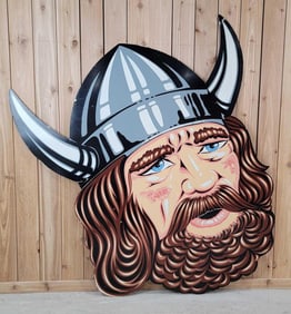Viking Food Store Metal Sign (TAC)