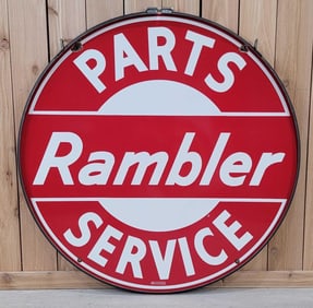 Rambler Parts Service Porcelain Sign (TAC)