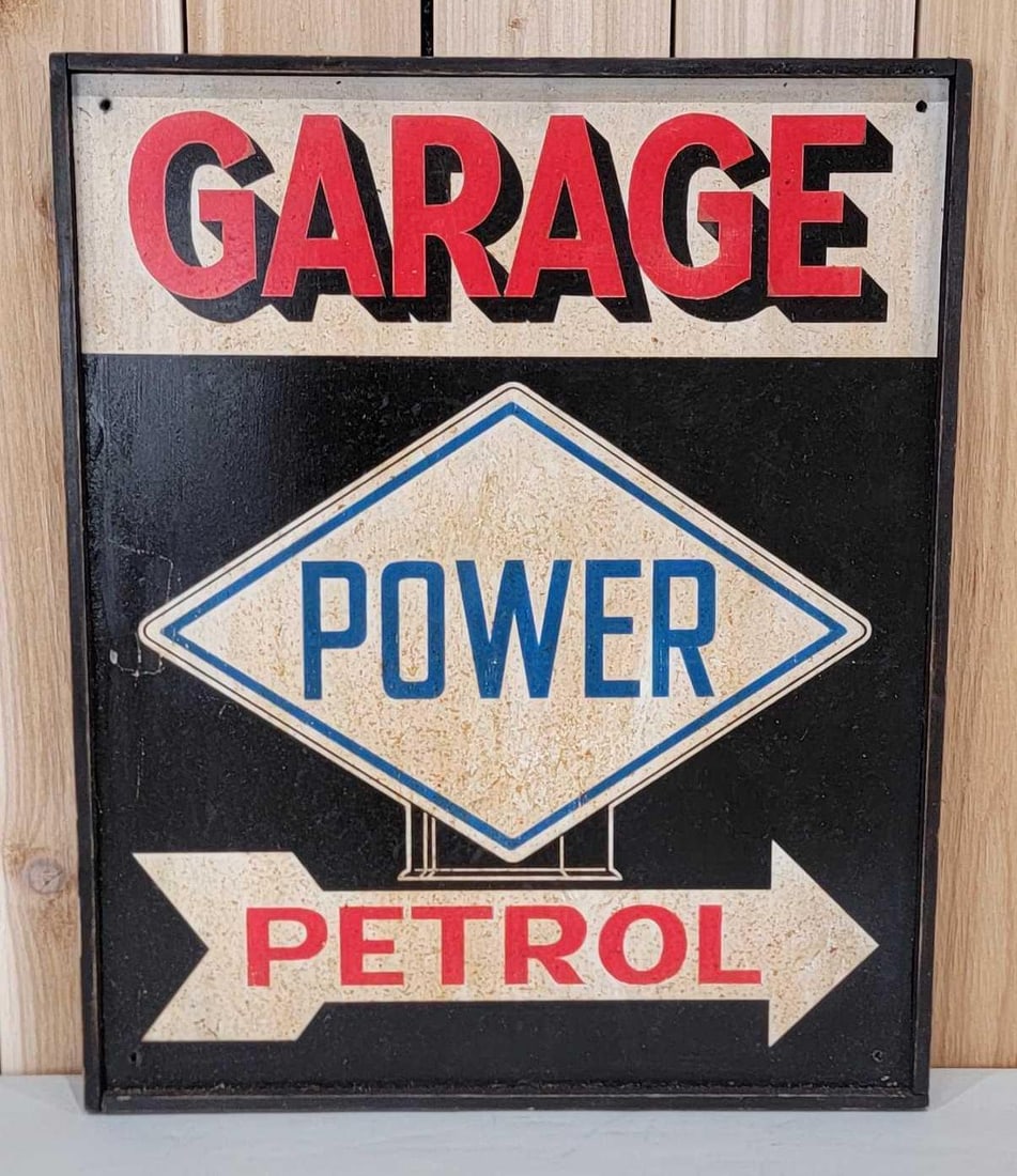 Power Petrol Garage Wood Sign (1 of 3)