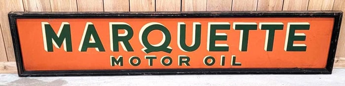 Marquette Motor Oil Metal Sign (TAC)
