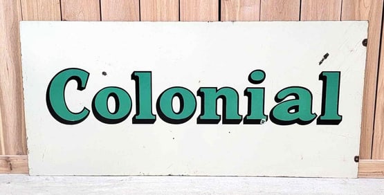 Colonial (gasoline) Porcelain Sign (TAC)