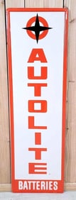 Autolite Batteries w/Logo Metal Sign (TAC)