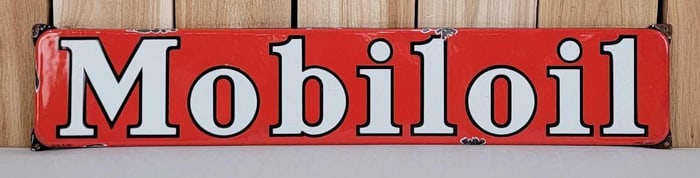 Mobiloil Porcelain Sign (TAC)