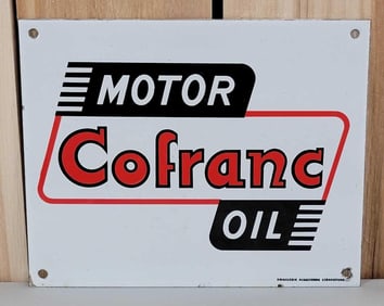Cofranc Motor Oil Porcelain Sign (TAC)