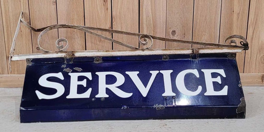 Specular "Service" Porcelain Sign Hood (TAC) (1 of 8)