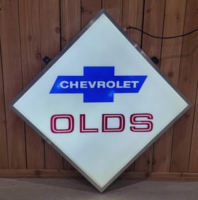Chevrolet-Olds Molded Plastic Insert Sign (TAC)