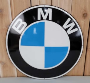 BMW (1990's) Logo Porcelain Sign (TAC)