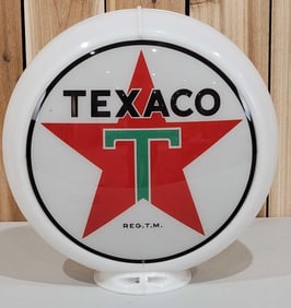 Texaco (White-T) Star Logo 13.5" Globe Lenses (TAC)
