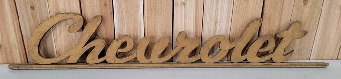 Chevrolet Wood Sign (TAC)