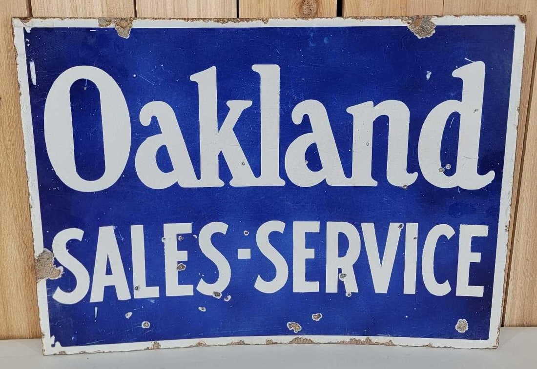 Oakland Sales-Service Porcelain Sign (TAC) (1 of 9)