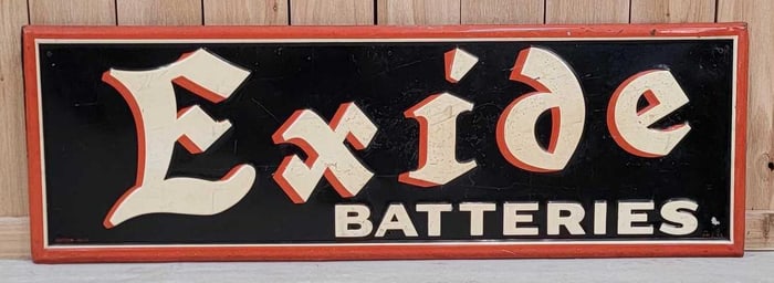 Exide Batteries Metal Sign (TAC)