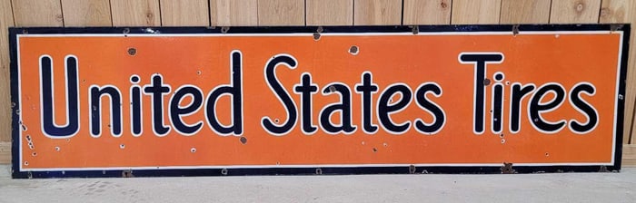 United States Tires Porcelain Sign (TAC)