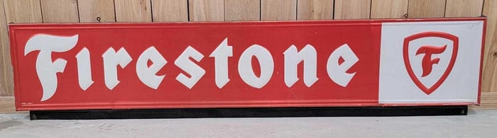 2-Firestone (Tire) w/Logo Metal Signs (TAC)