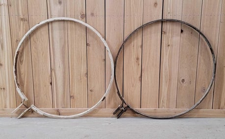2-30" Curb Sign Metal Rings