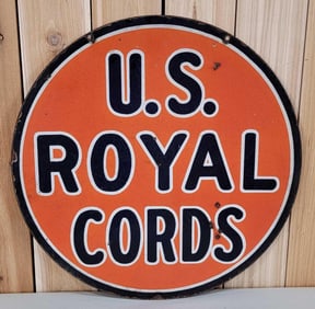 U.S. Royal Cords Porcelain Sign (TAC)