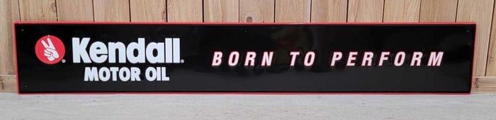 Kendall Motor Oil "Born to Perform" Metal Sign (TAC)